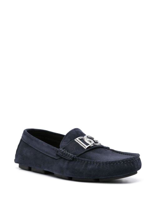 midnight blue calf suede Dolce & Gabbana | A50598AT44186115